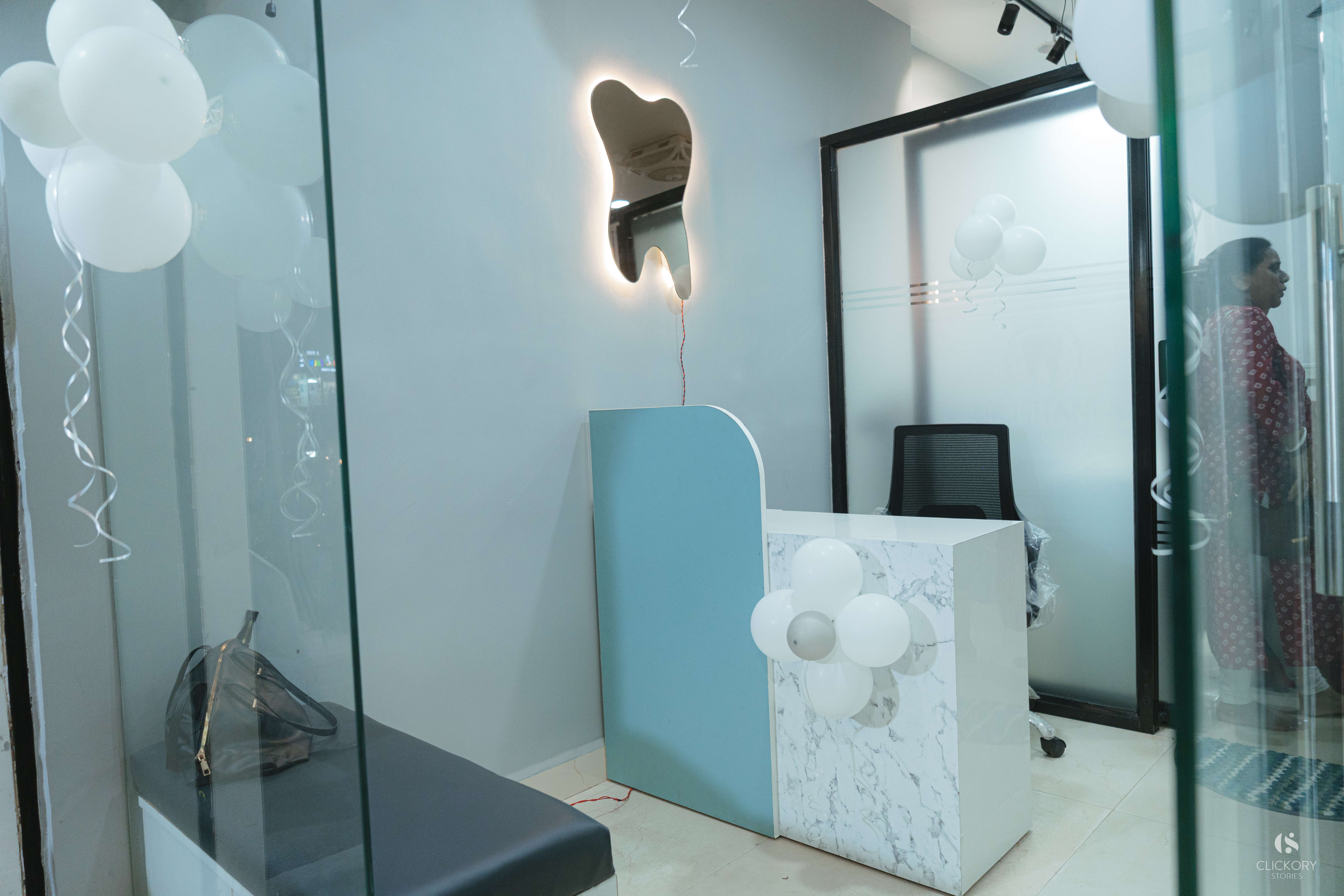 Clinic reception area